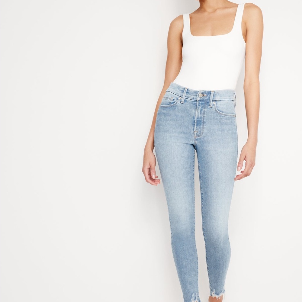Good American Light Blue Ankle Jeans - Picture 5 of 15